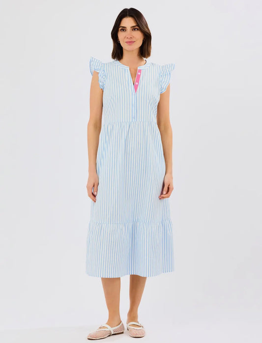Riley Flutter Pinstripe