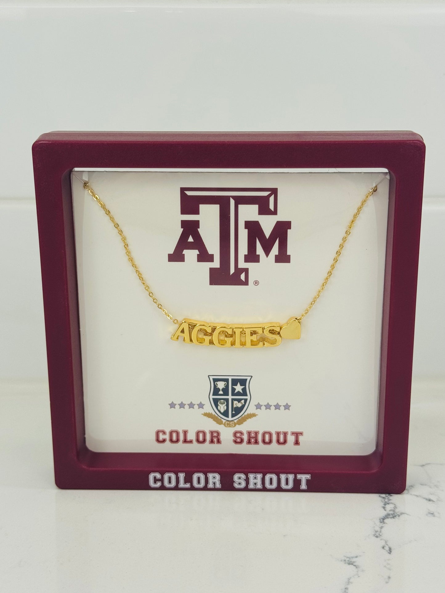 I Love Aggies Necklace