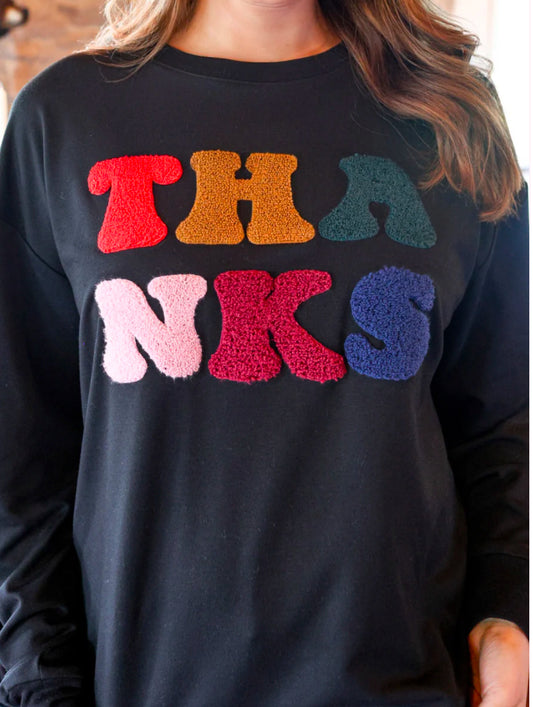 Thanks Chenille Pullover