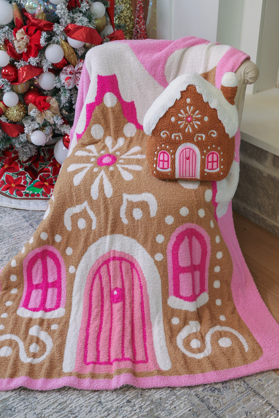 Gingerbread House Pillow