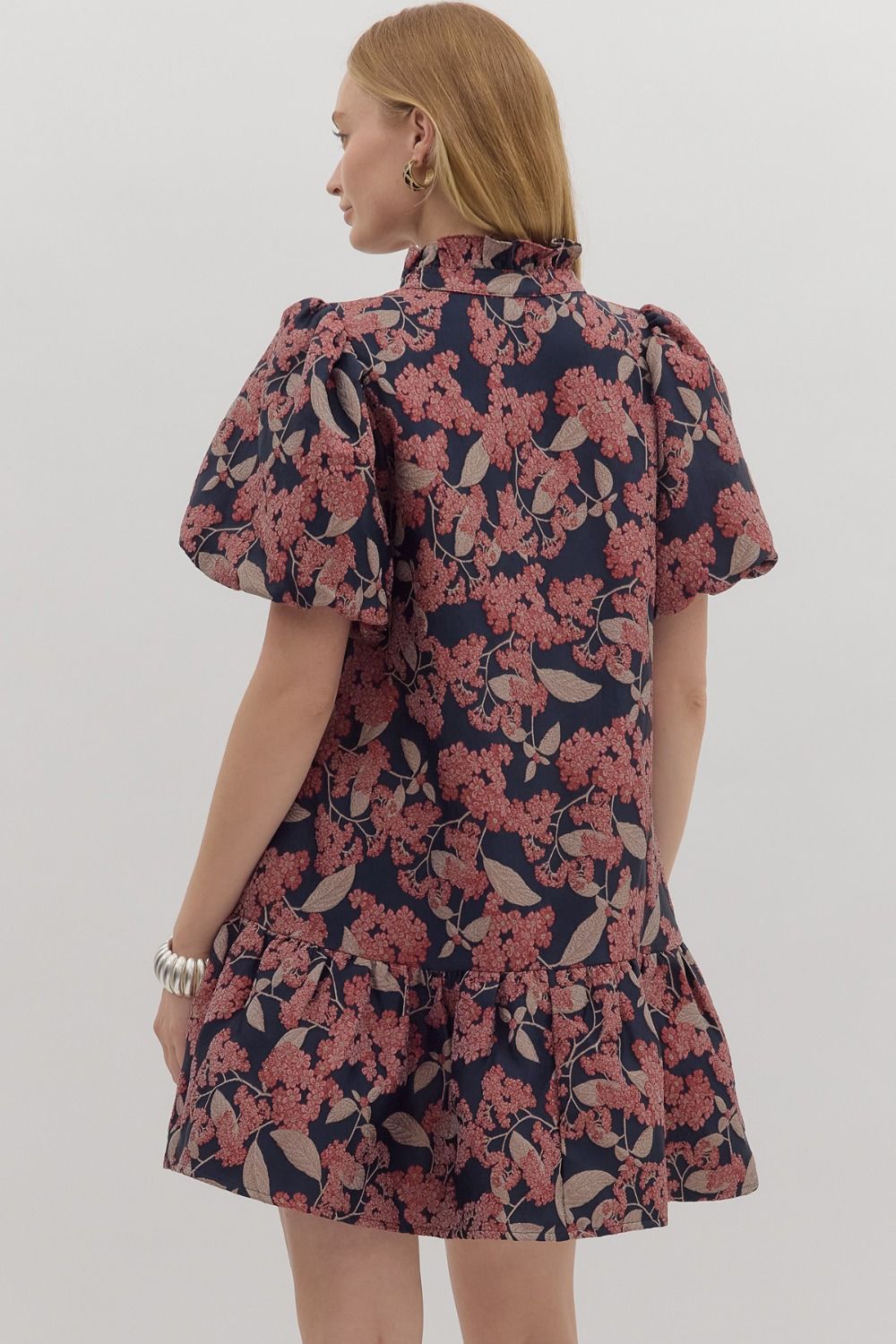Gianna Burgundy Dress