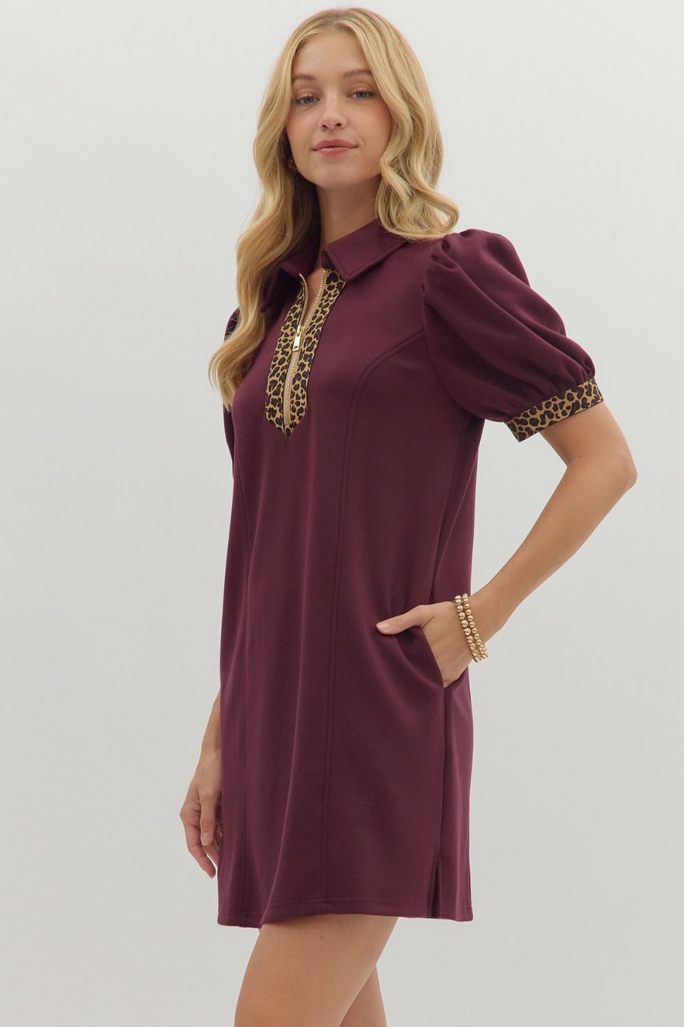 Millie Maroon Dress