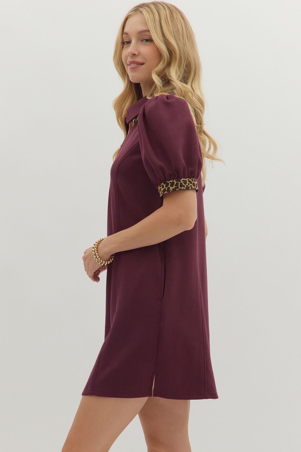Millie Maroon Dress