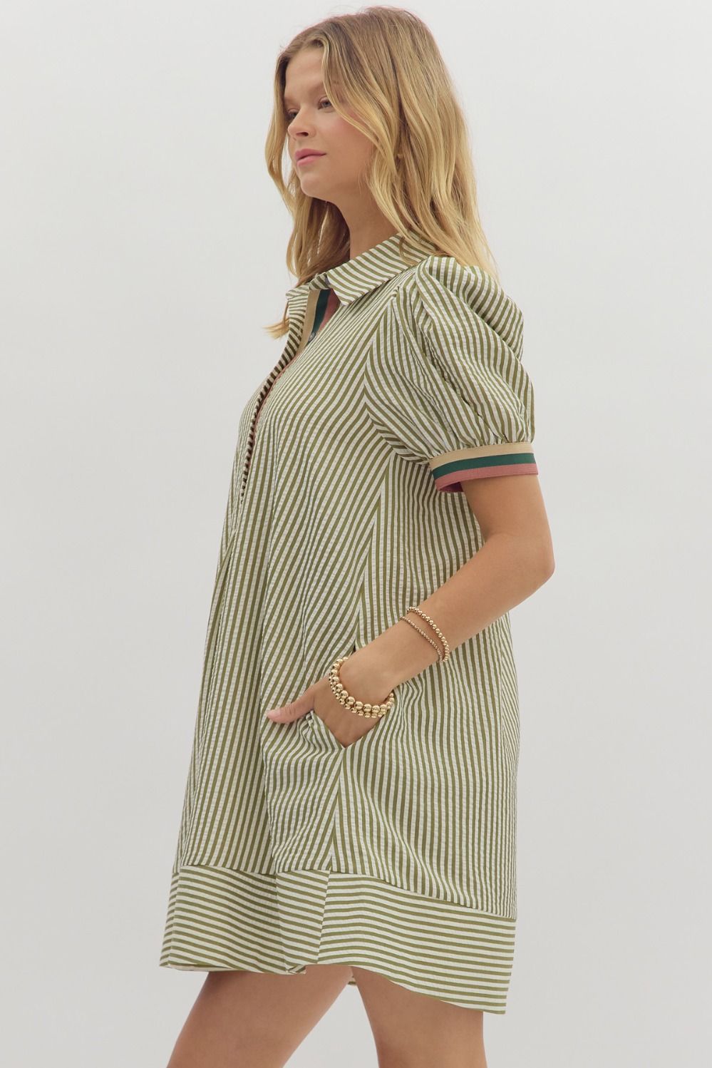 Eliza Stripe Dress
