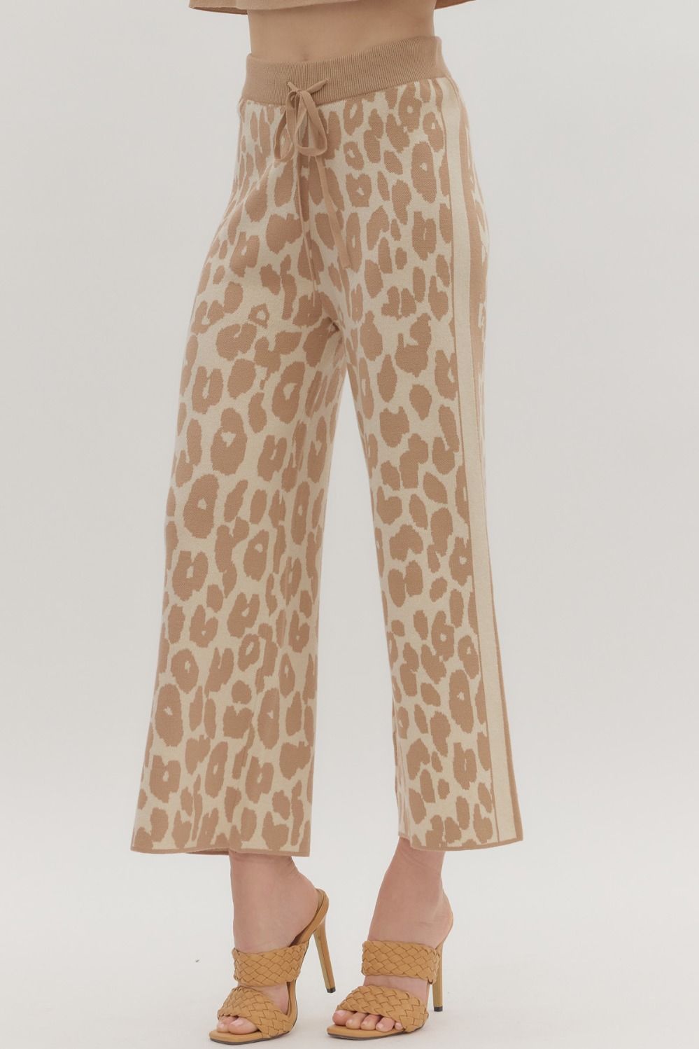 Taupe Leopard Pants