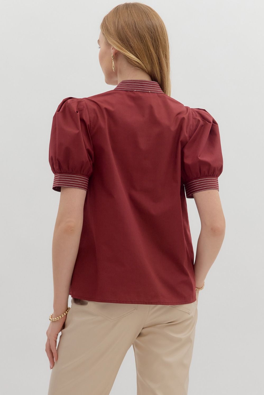 Amy Maroon Top