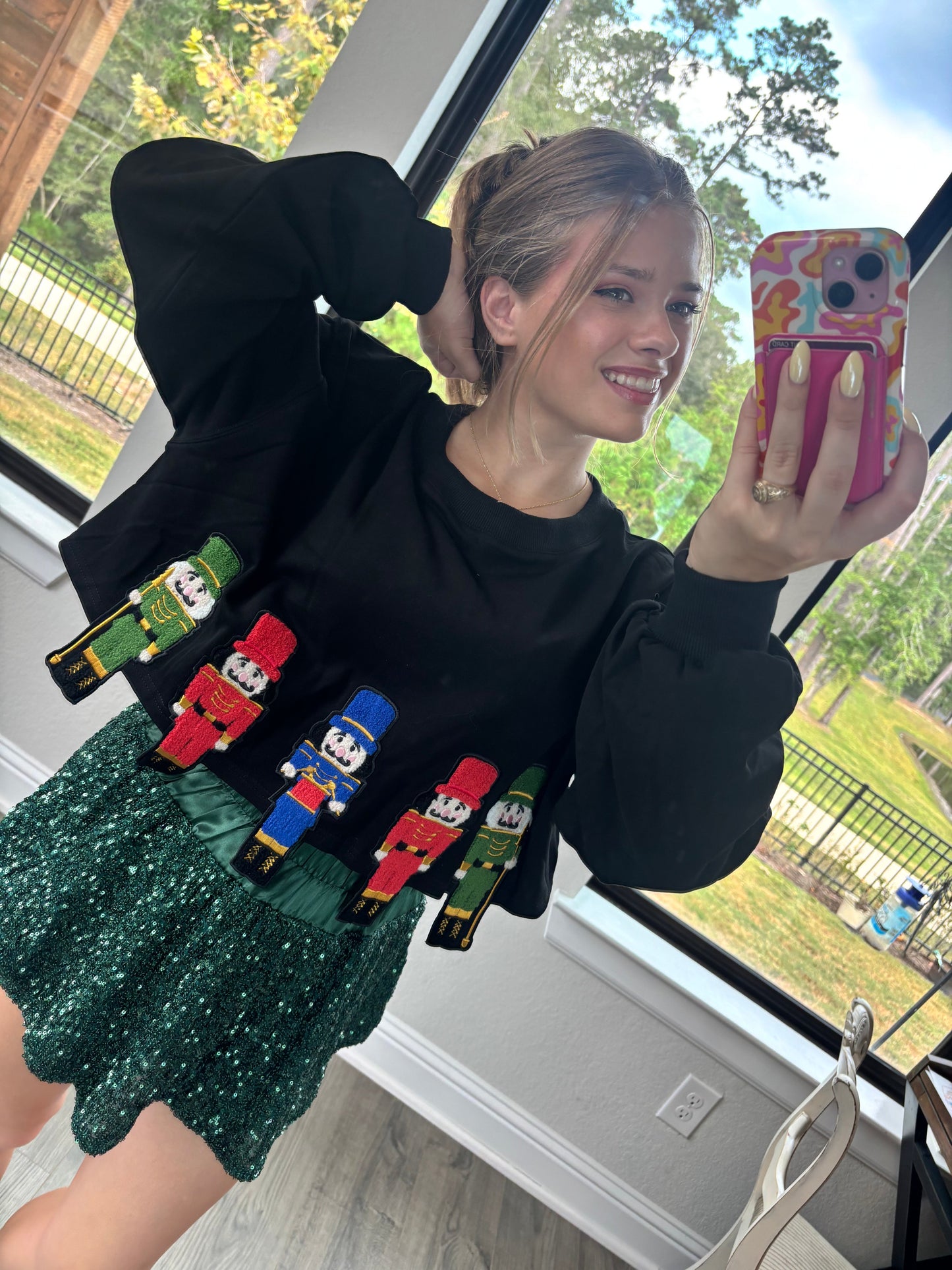 Nutcracker Crop Shirt