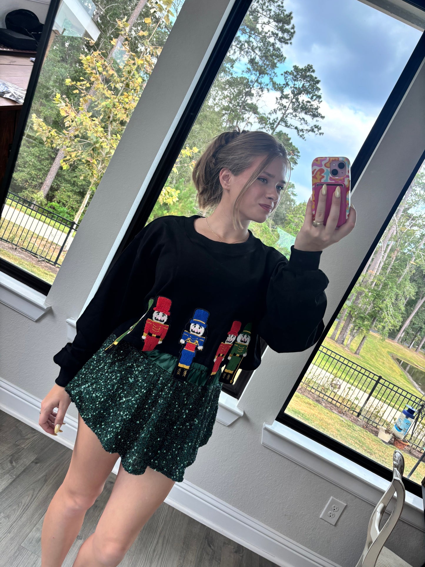 Nutcracker Crop Shirt