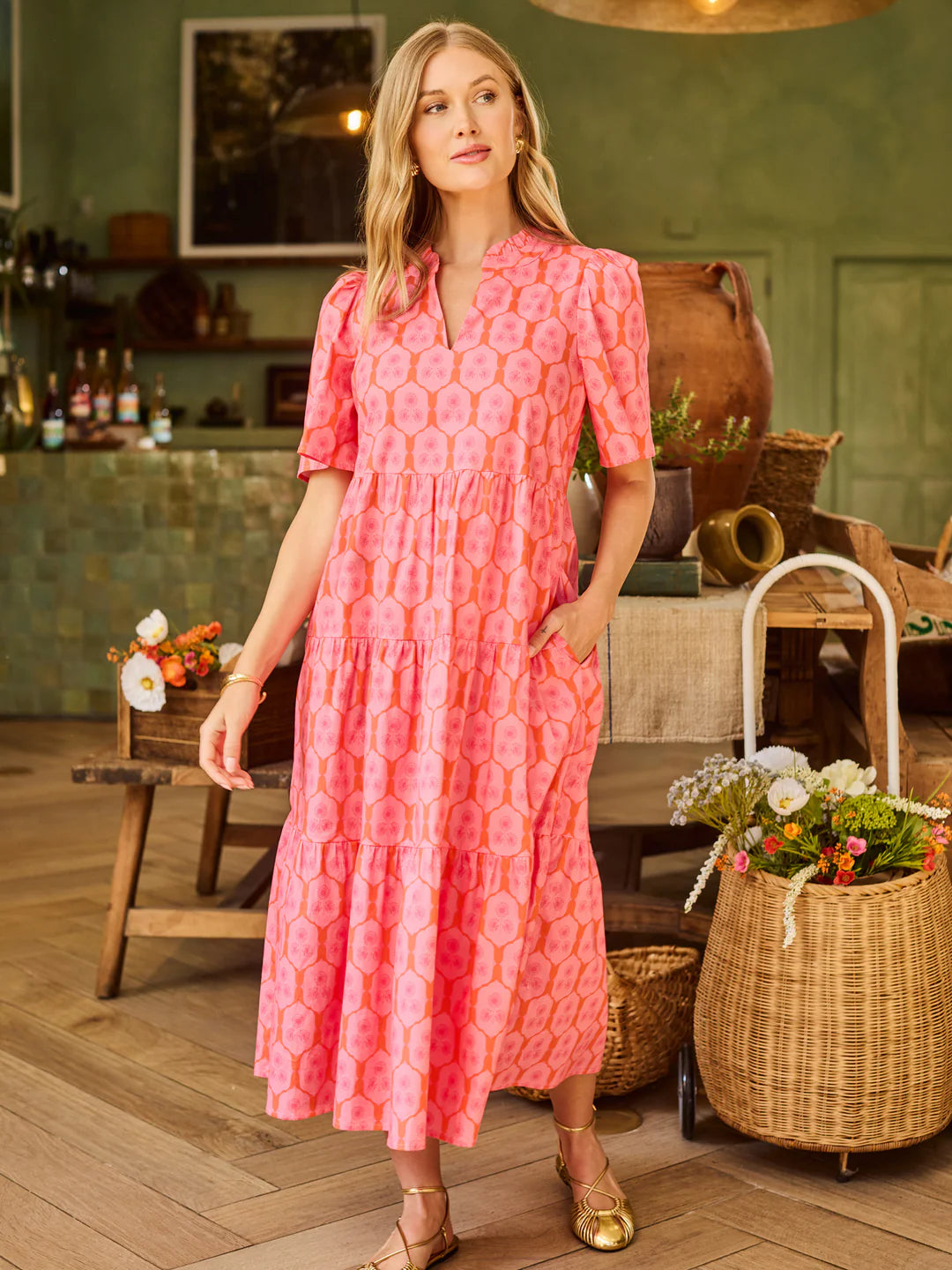 Ivy Rosette Charm Dress
