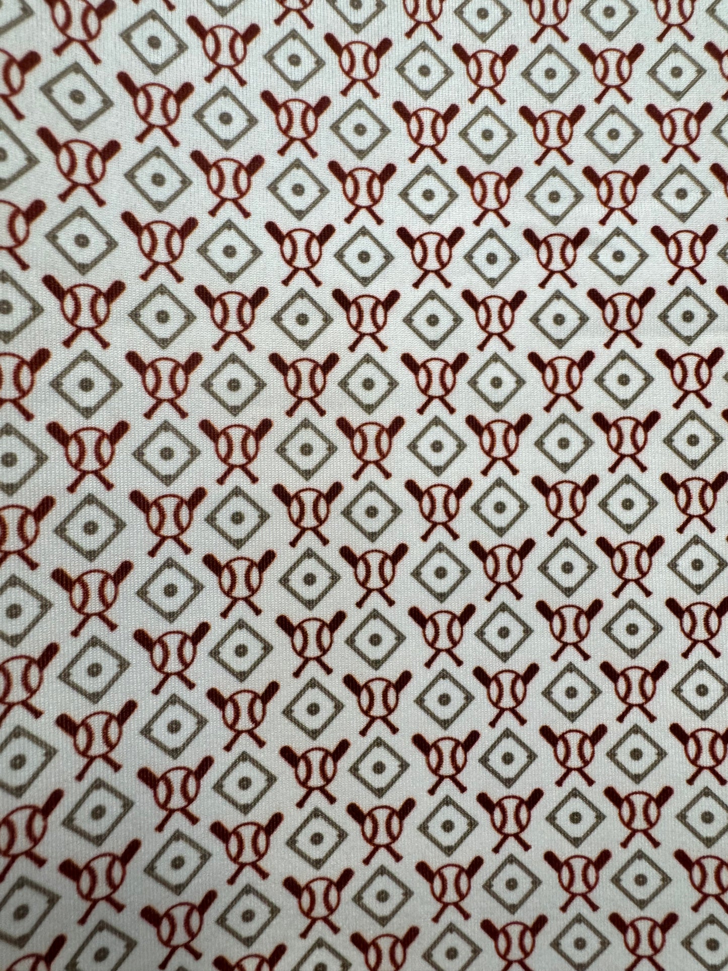 Maroon Baseball Polo