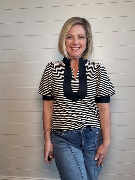 Norfolk Navy Stripe