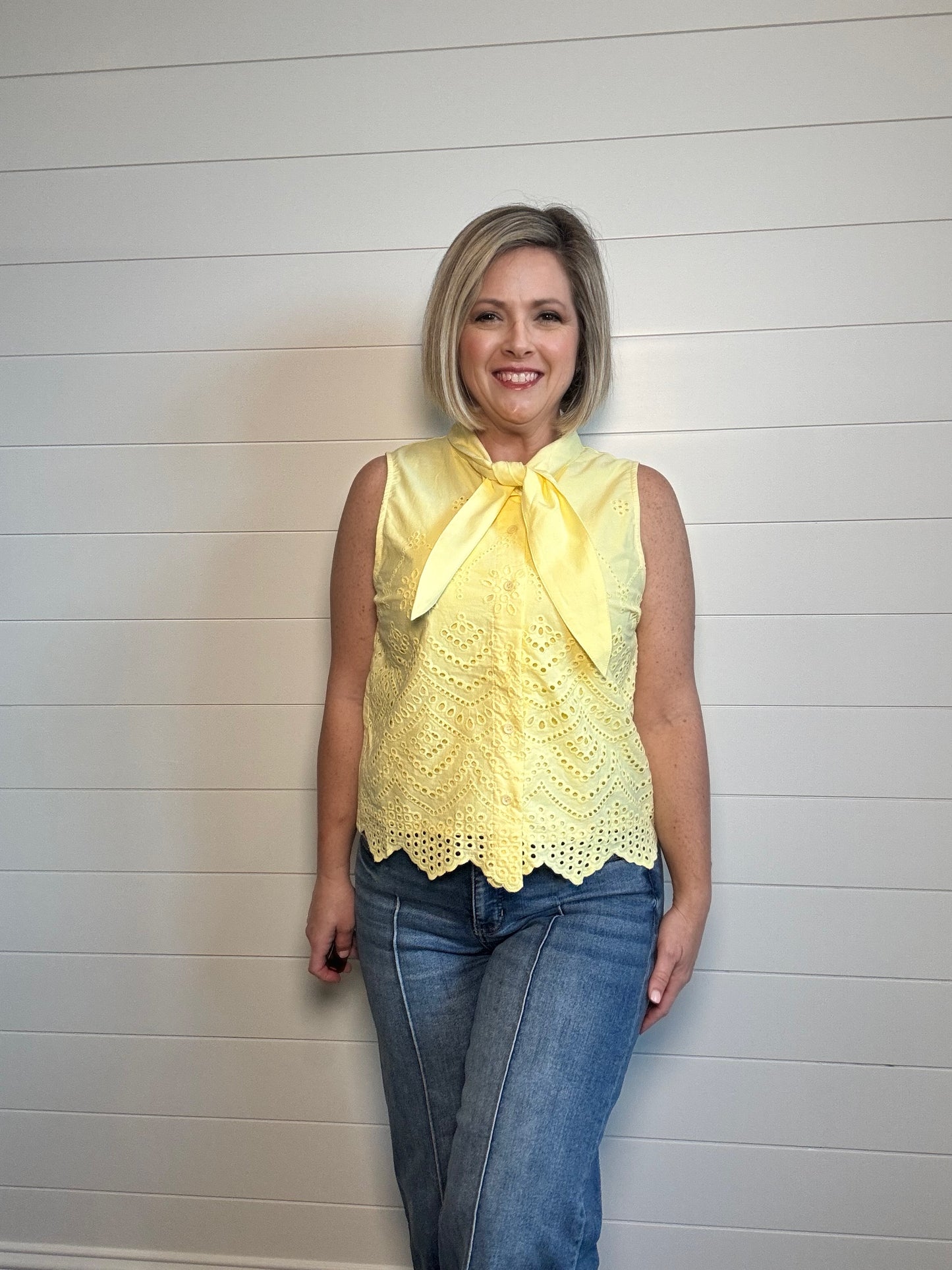 Buttercup Bow Top