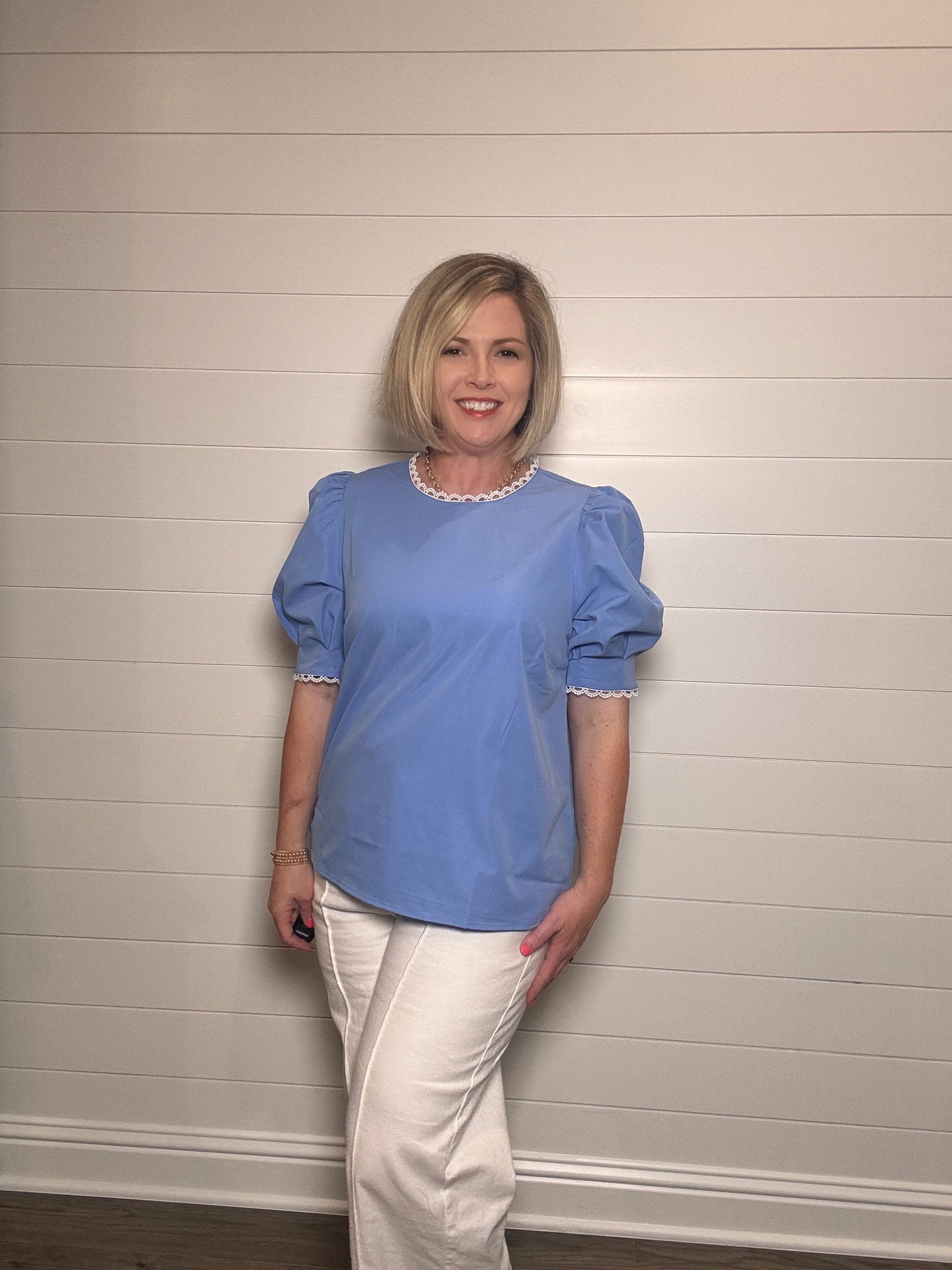 Thea Top | Blue