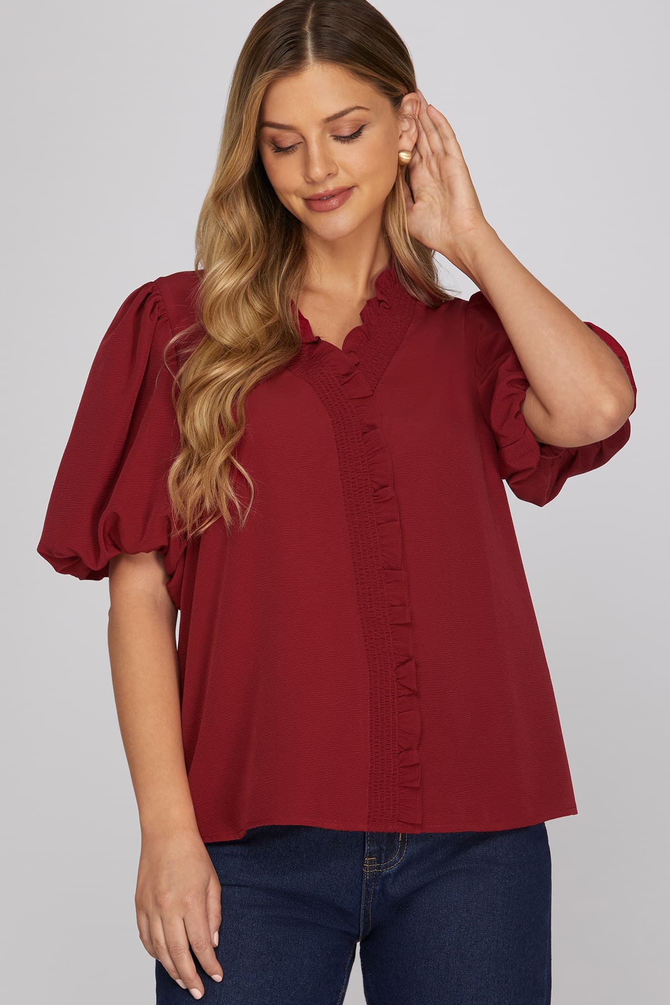 The Ruby Blouse
