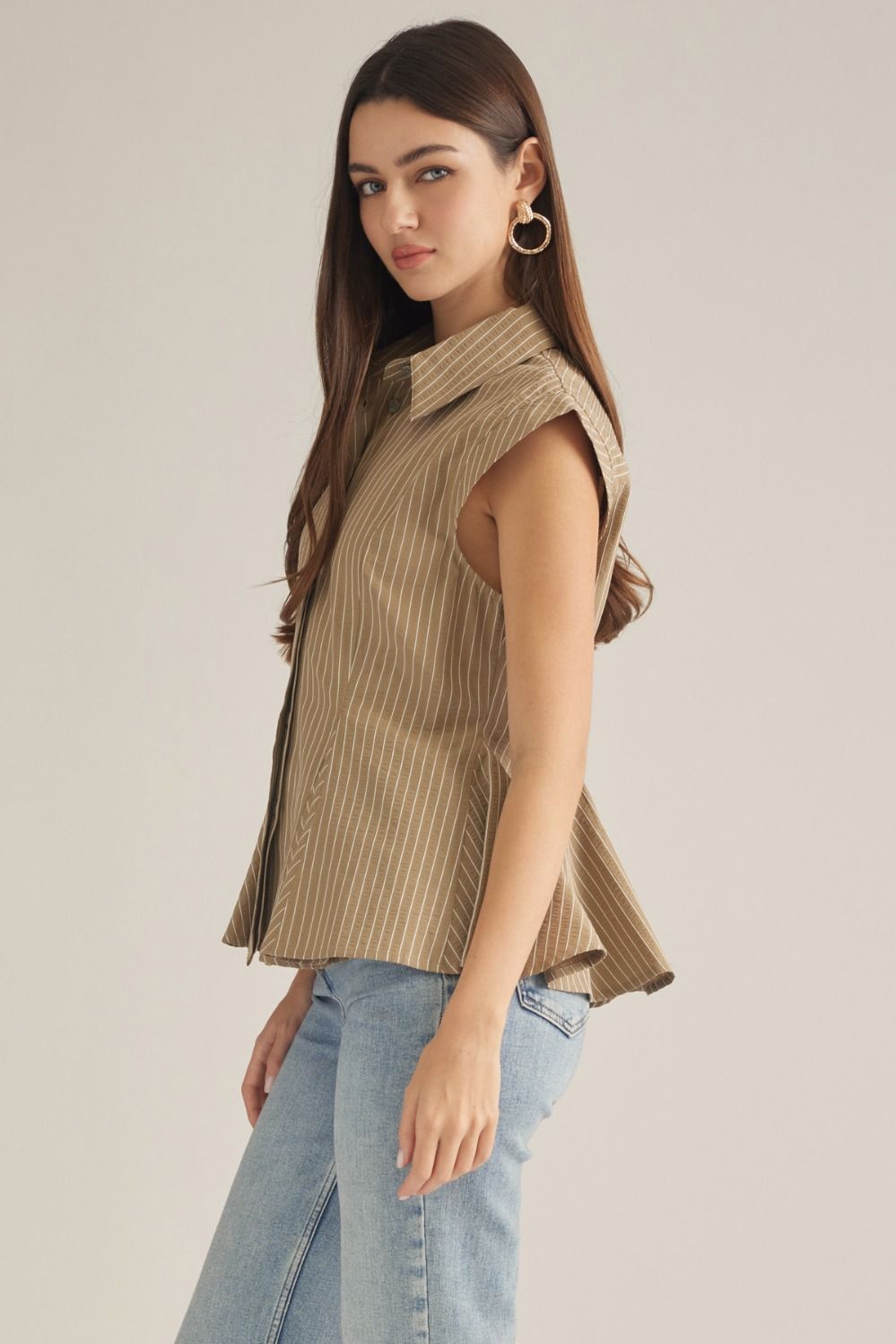 Greer Peplum Top