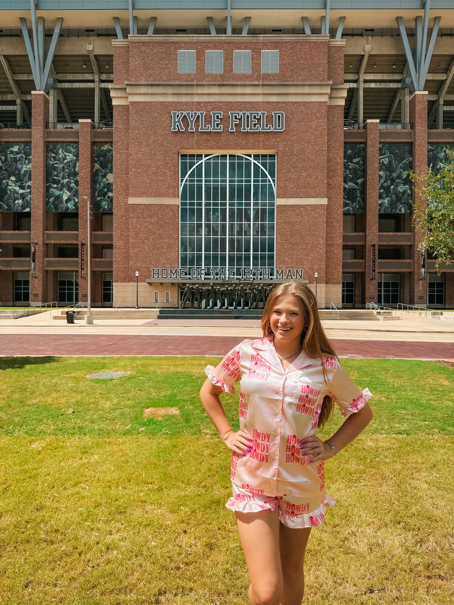 Pink Howdy Pajama Set