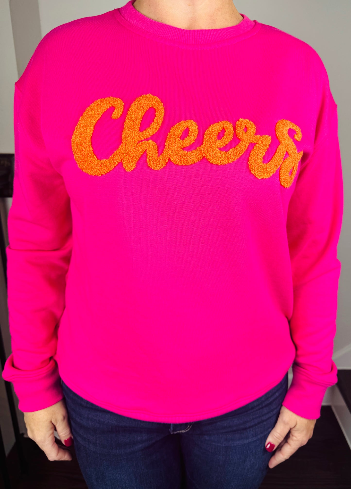 Cheers Pink Sweatshirt