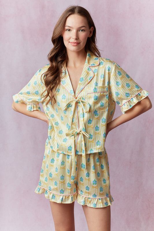 Lemon Bouquet Pajamas