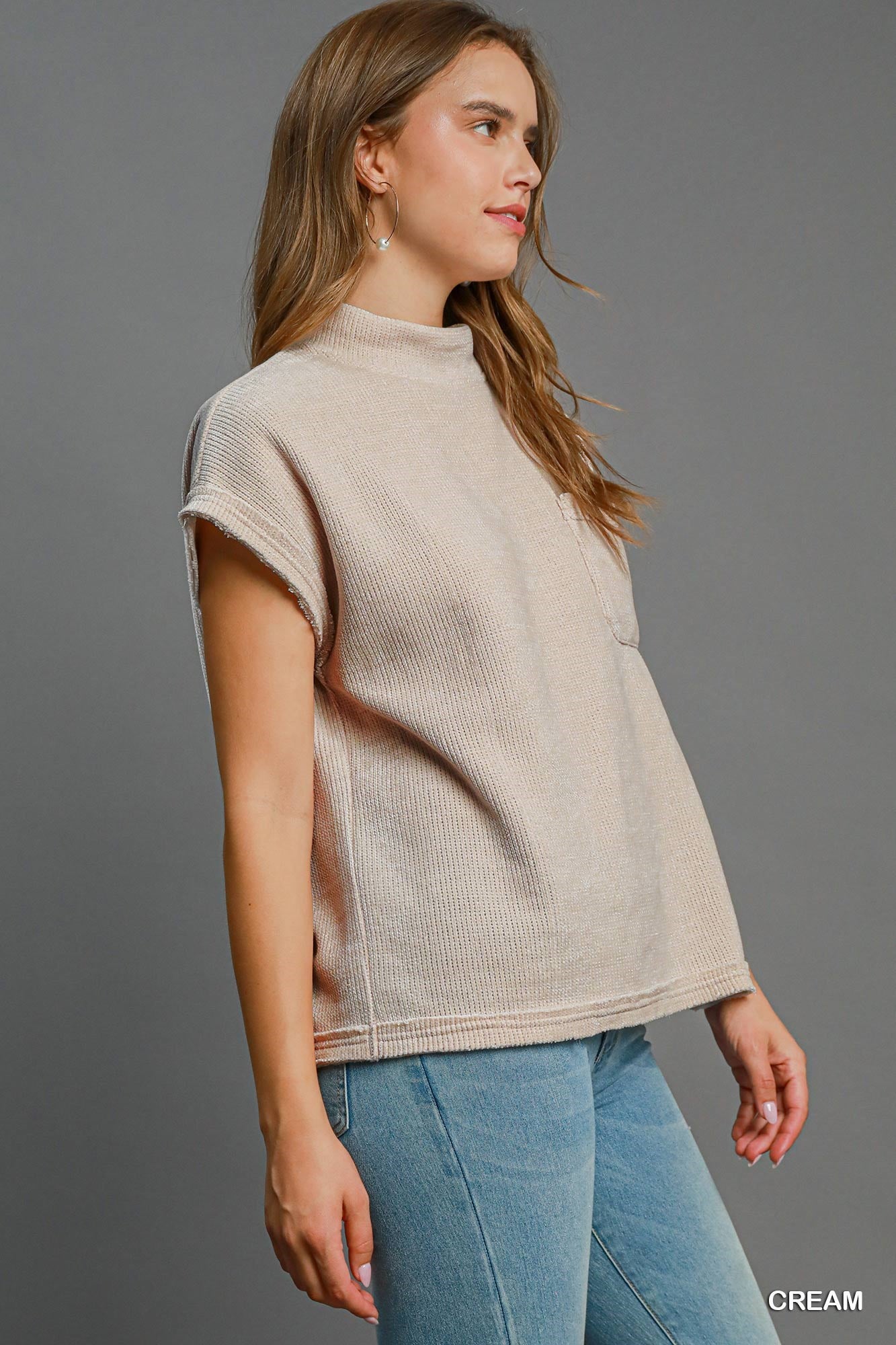 Winter Set: Mock neck soft knit top and pants