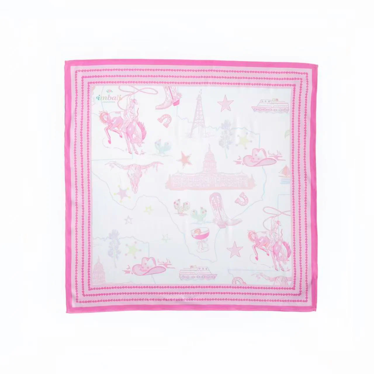 Imbali Pink Texas scarf