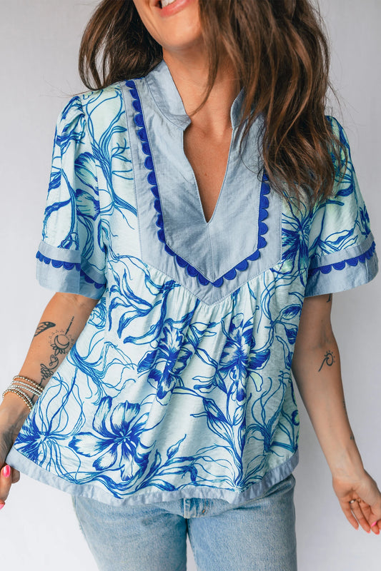 Coastal Bloom Top