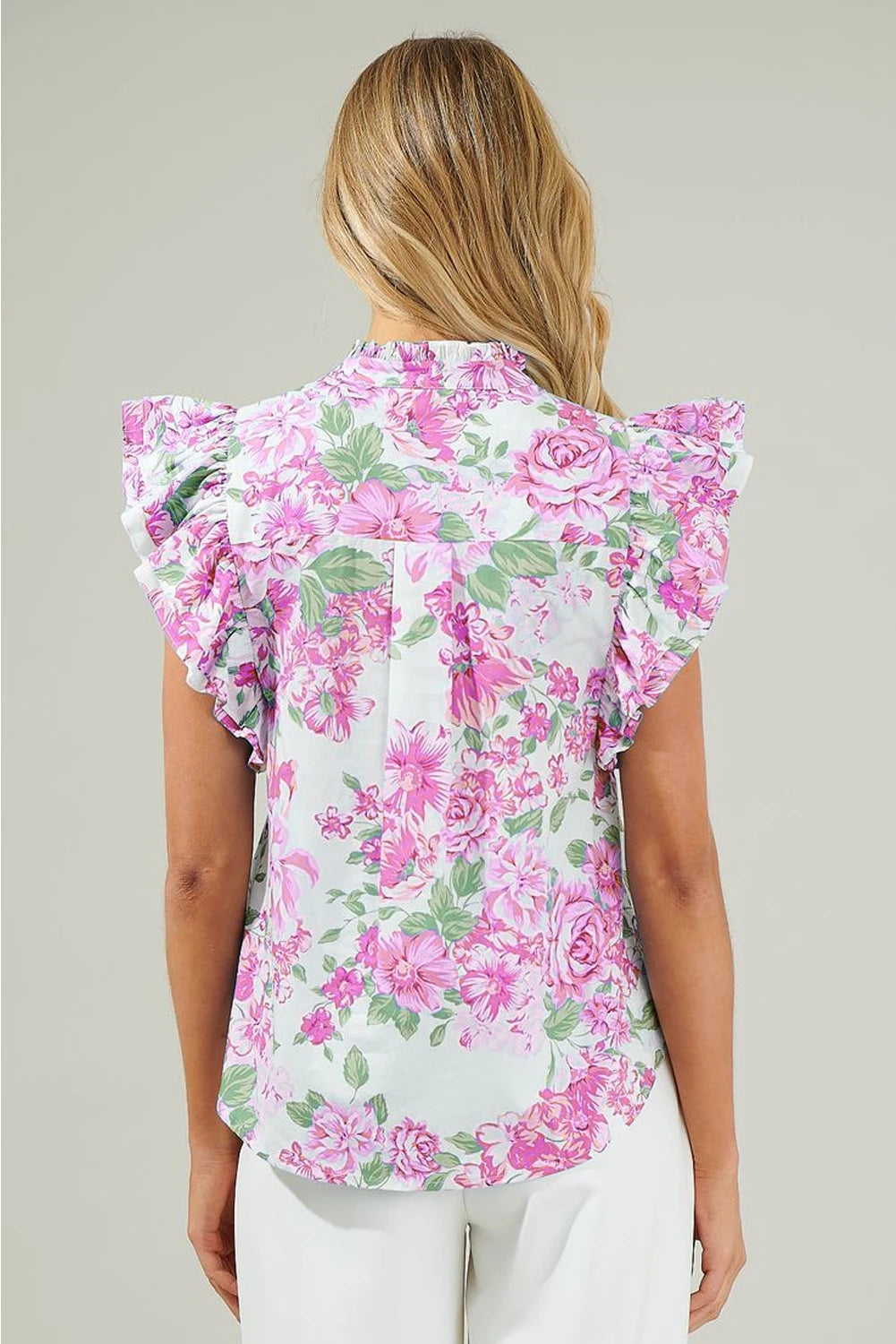 Garden Party Ruffle Top