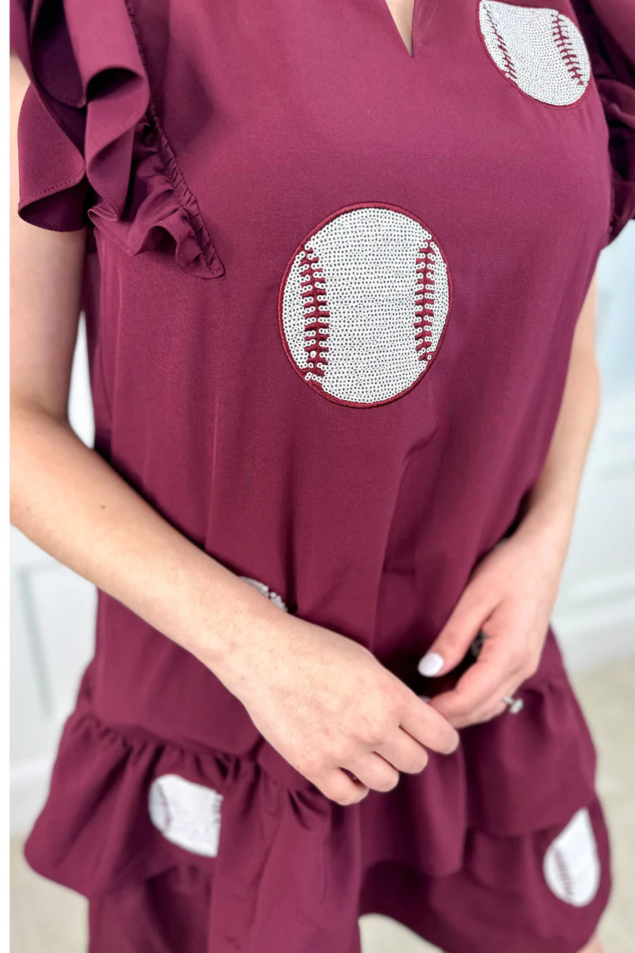 Baseball Sequin Dress