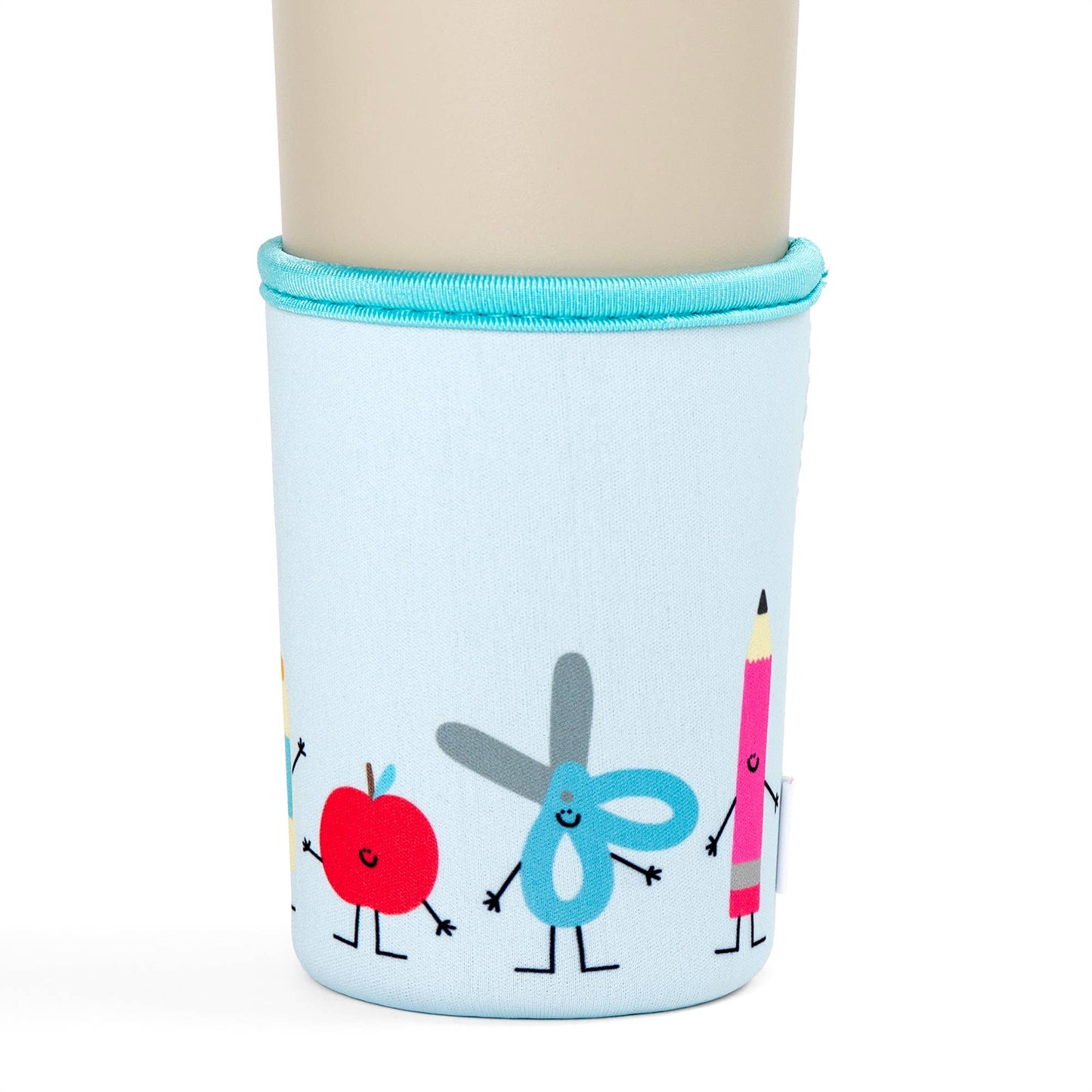 School Supplies Teacher Drink Sleeve: Small
