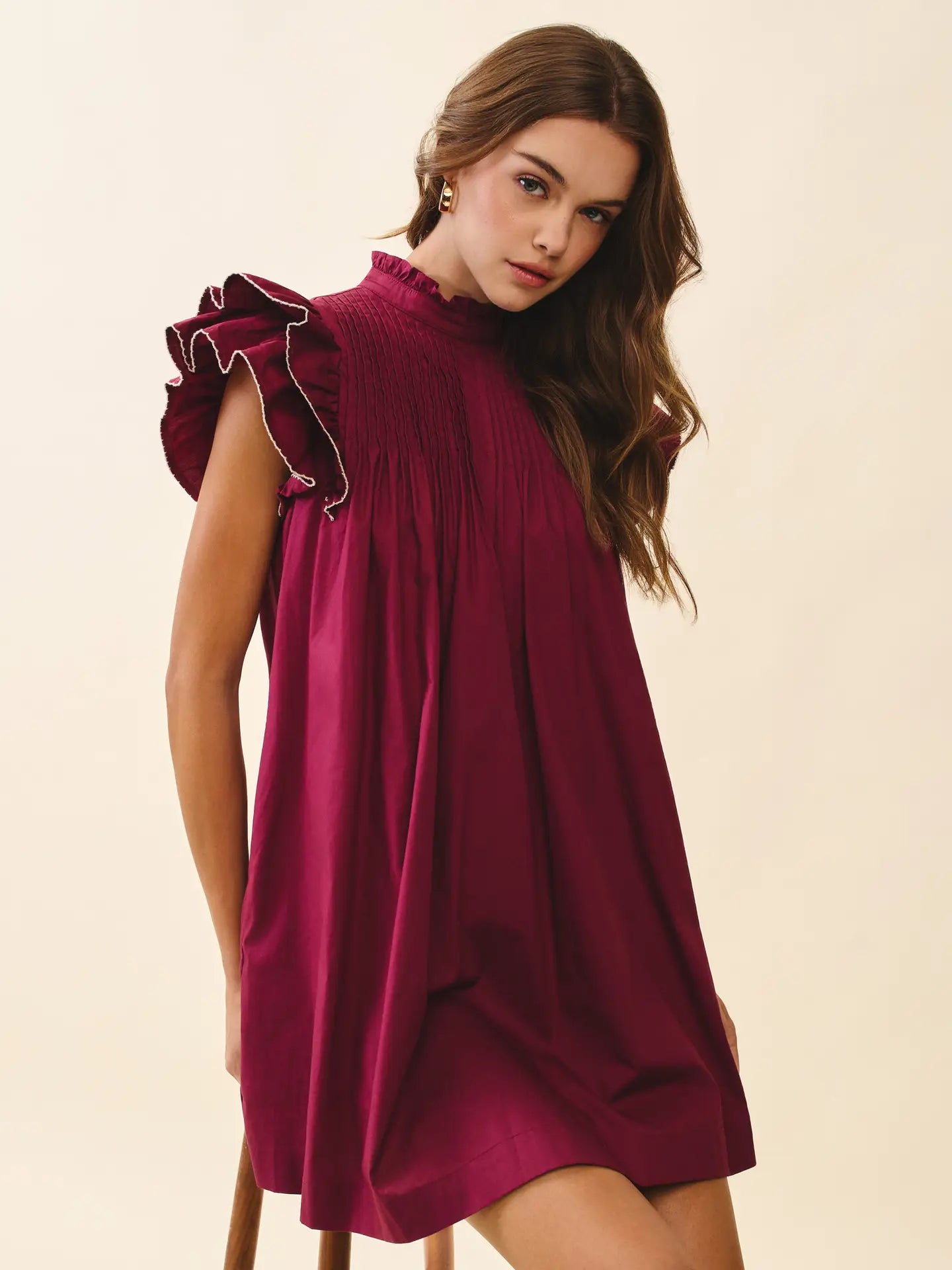 Maroon TCEC Dress