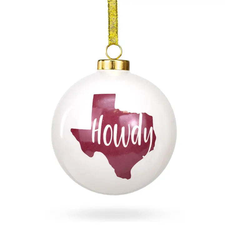 Howdy Ball Ornament