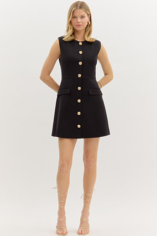 The Margot Black Dress
