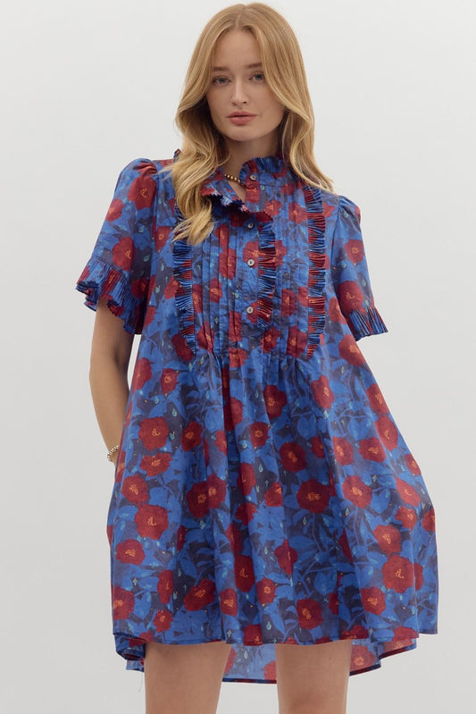 Midnight Floral Dress
