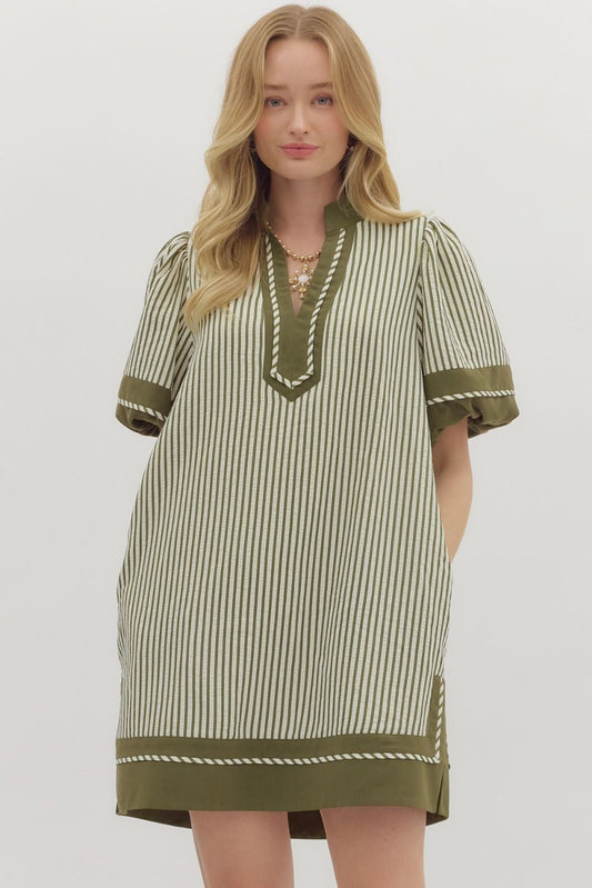 Meredith Olive Dress