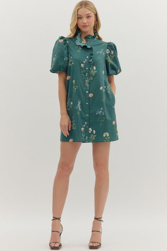 Secret Garden Green Dress