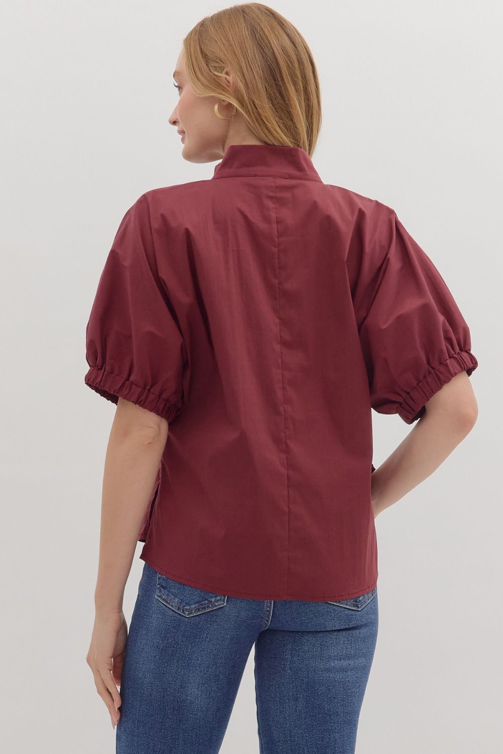 Sutton Maroon Top