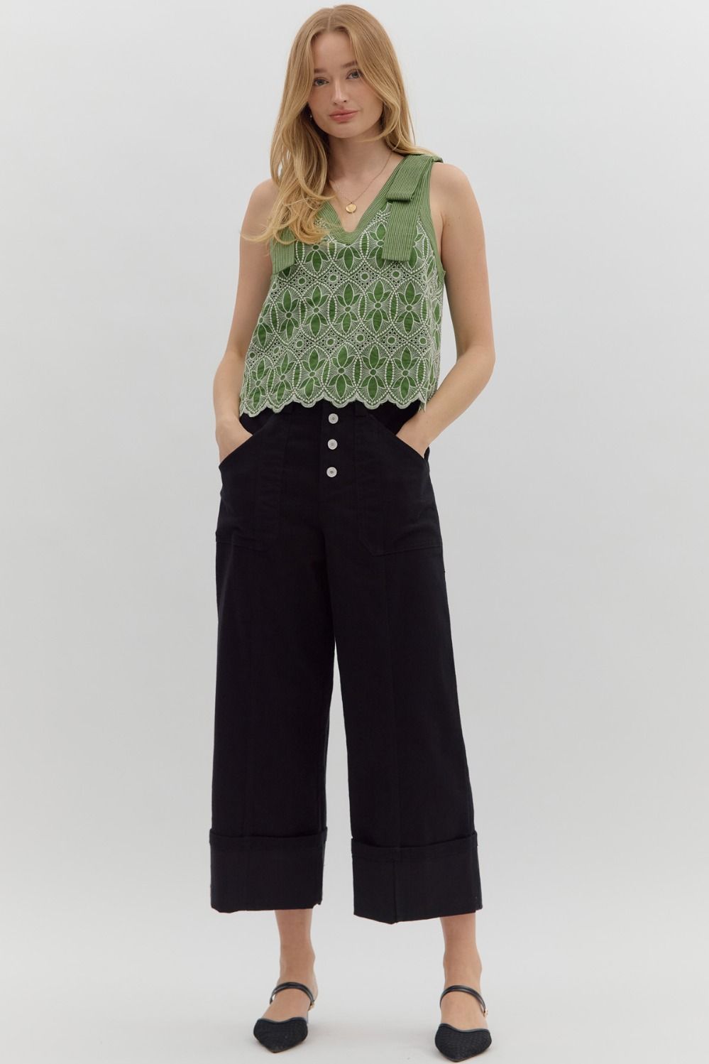 Elena Green Top