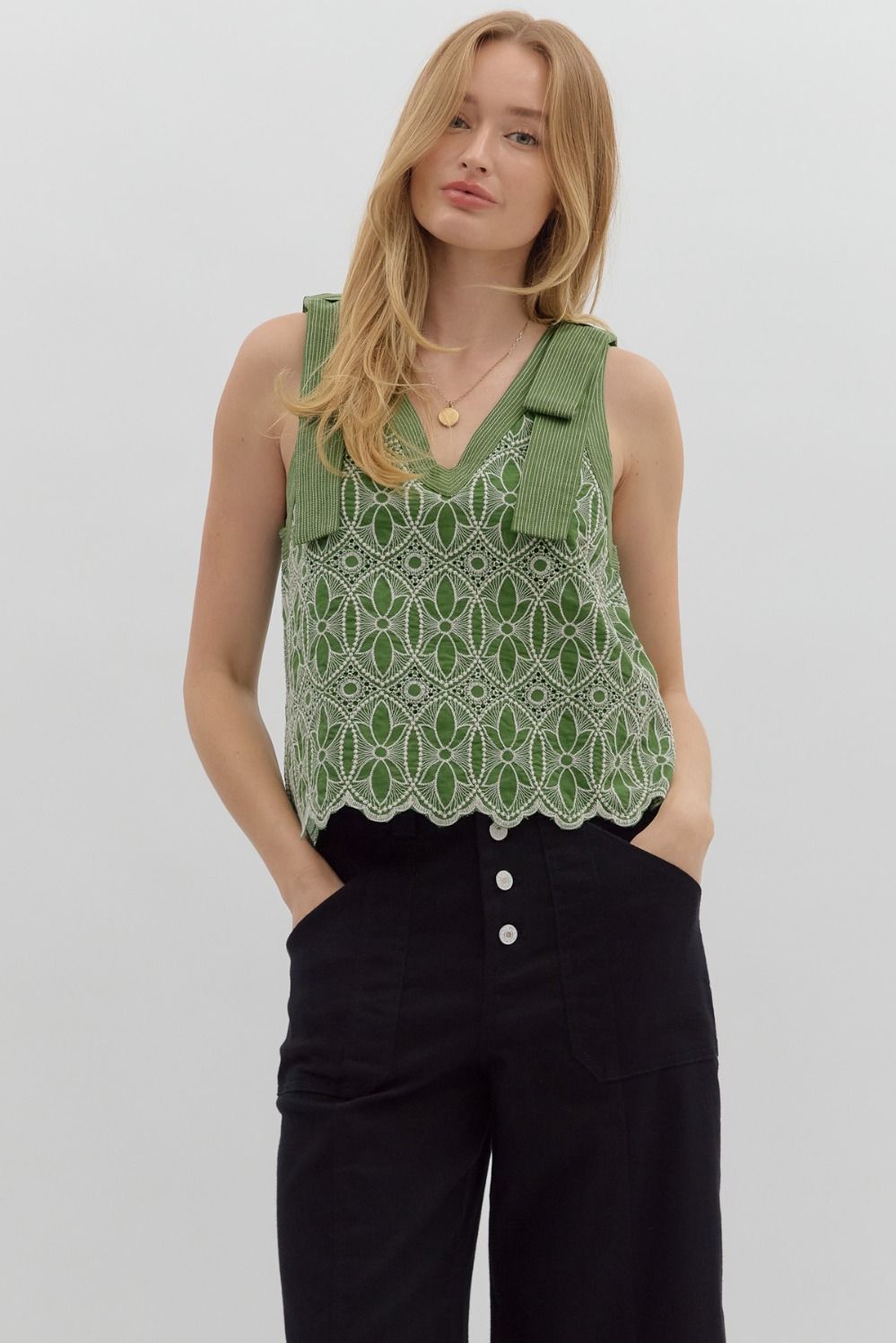 Elena Green Top