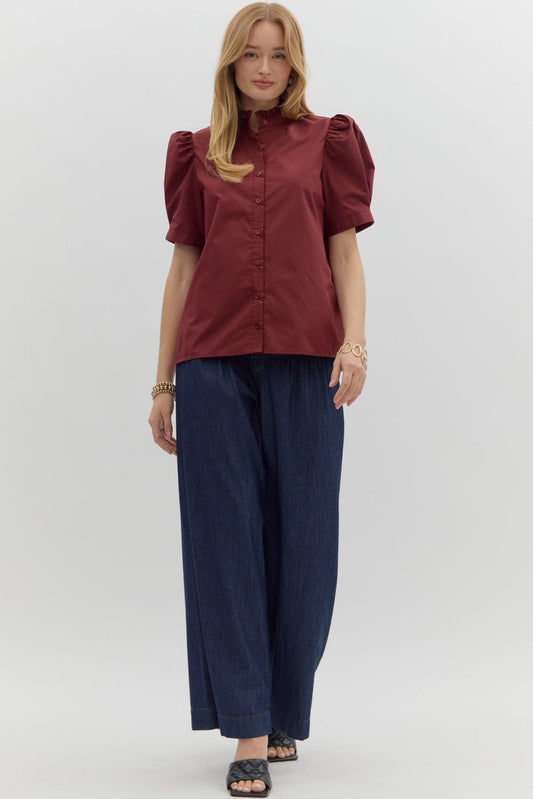 Rudder Maroon Top