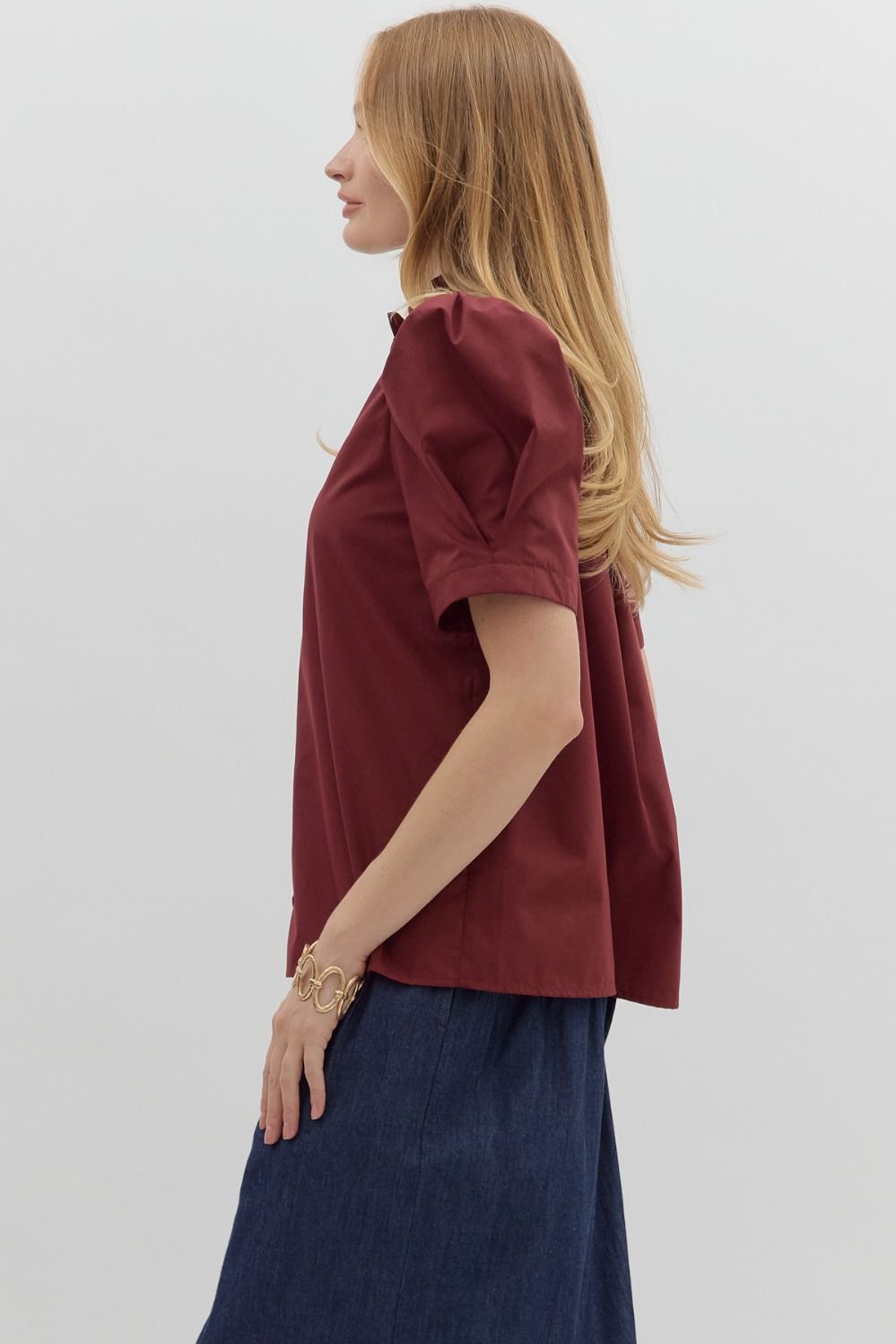 Rudder Maroon Top