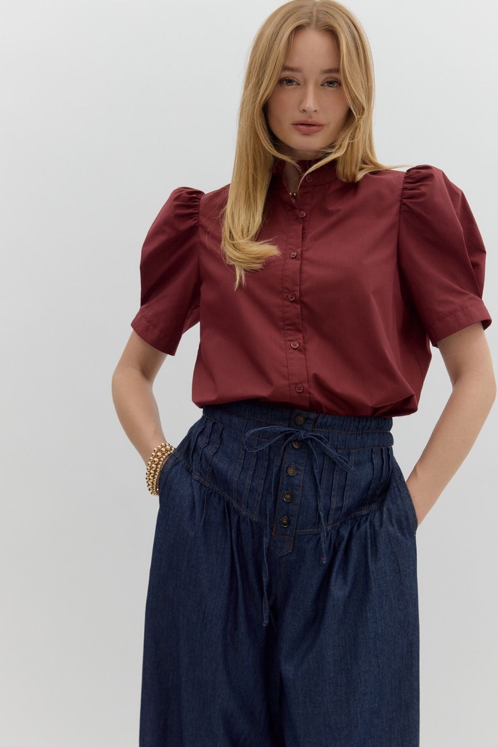 Rudder Maroon Top