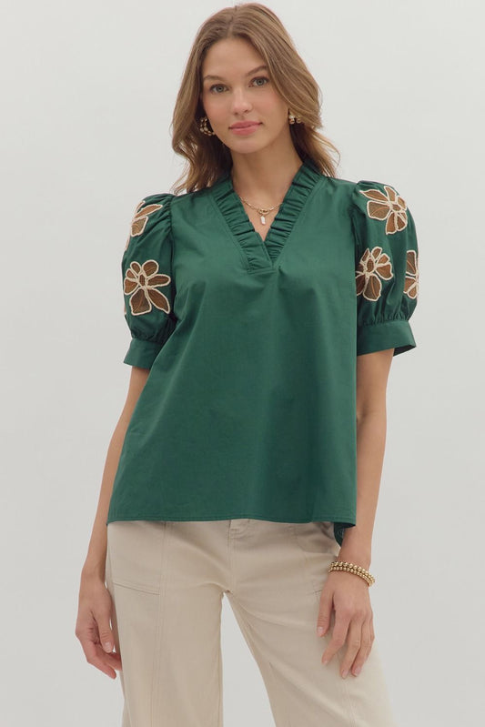 Marisol Green Top