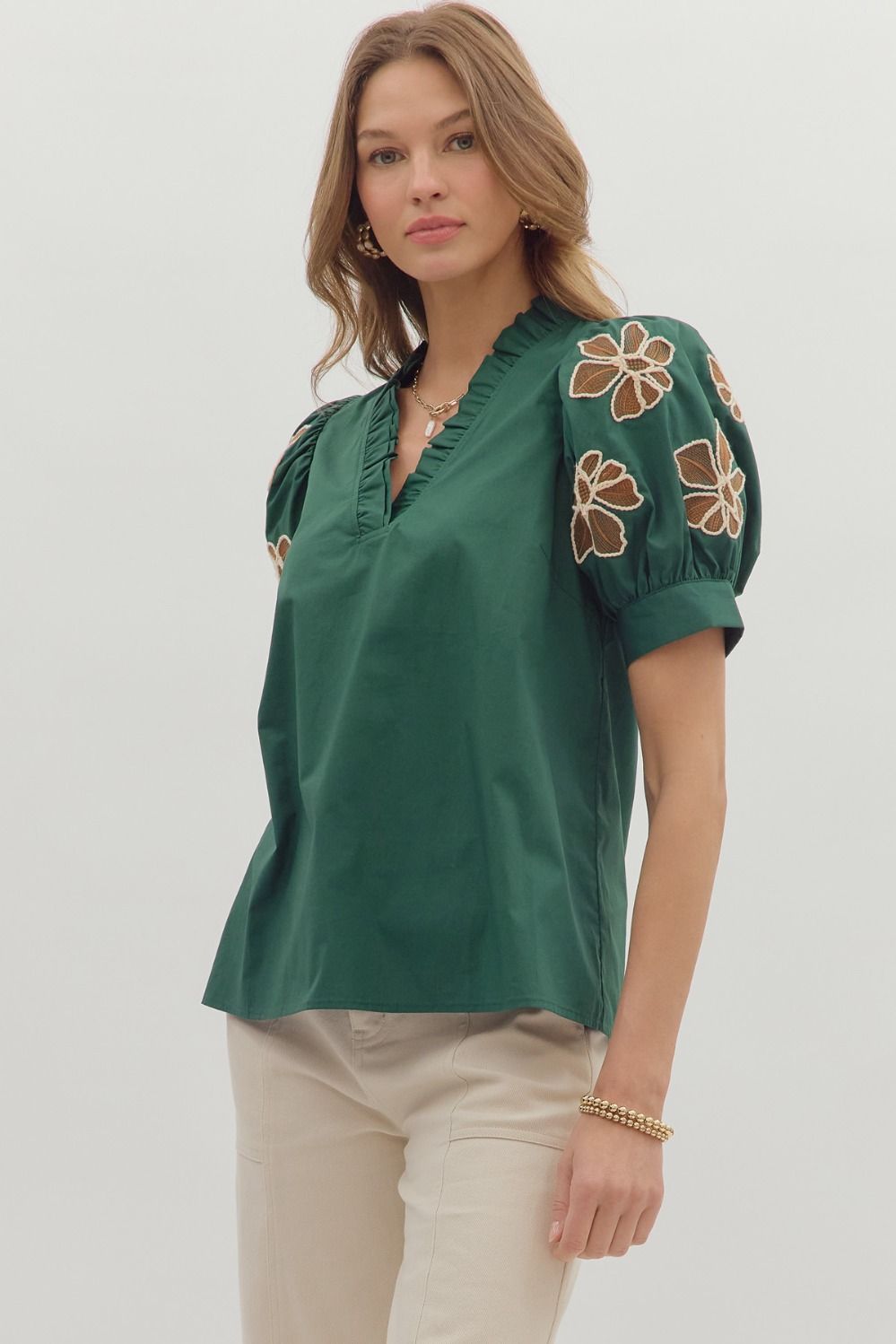 Marisol Green Top