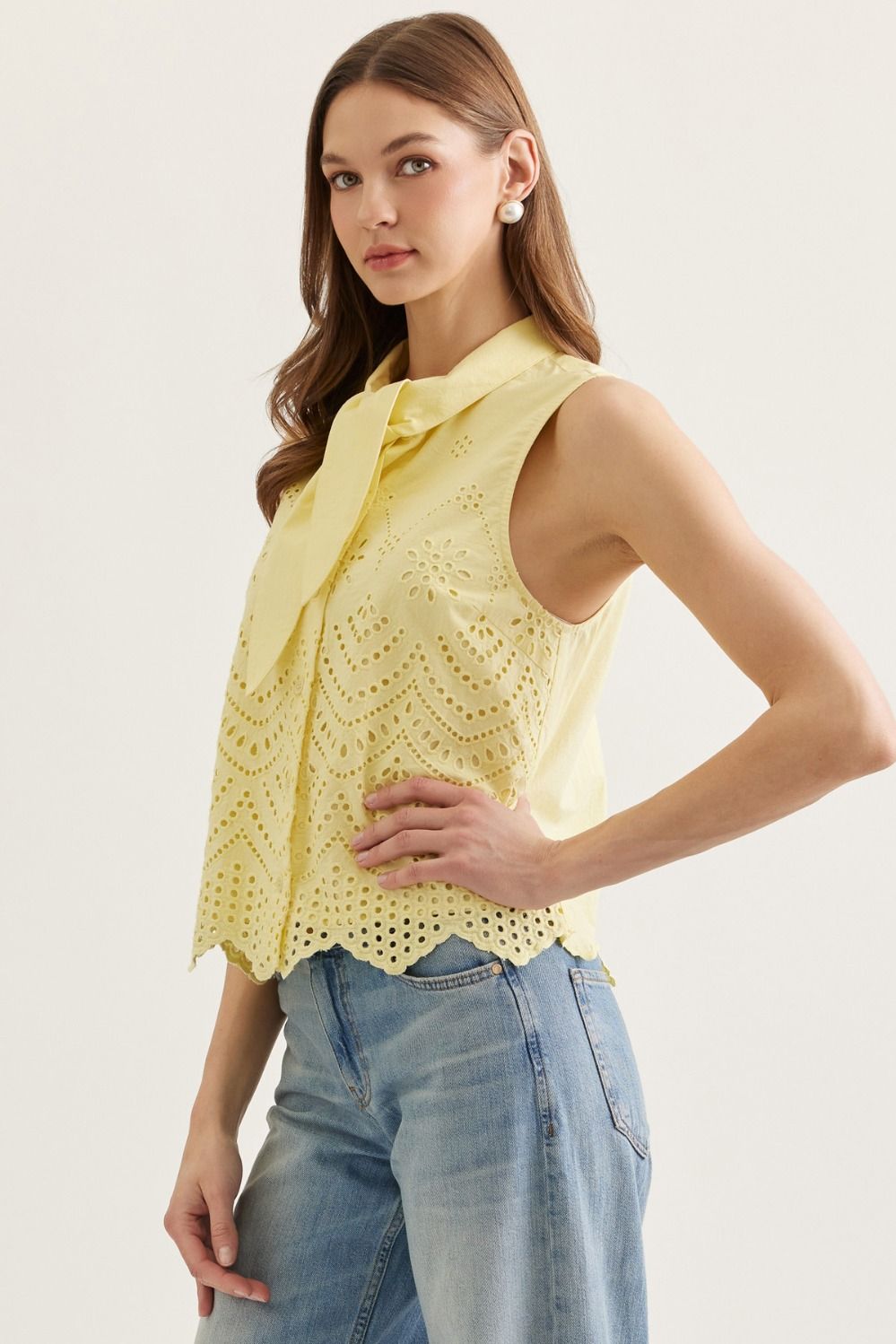 Buttercup Bow Top