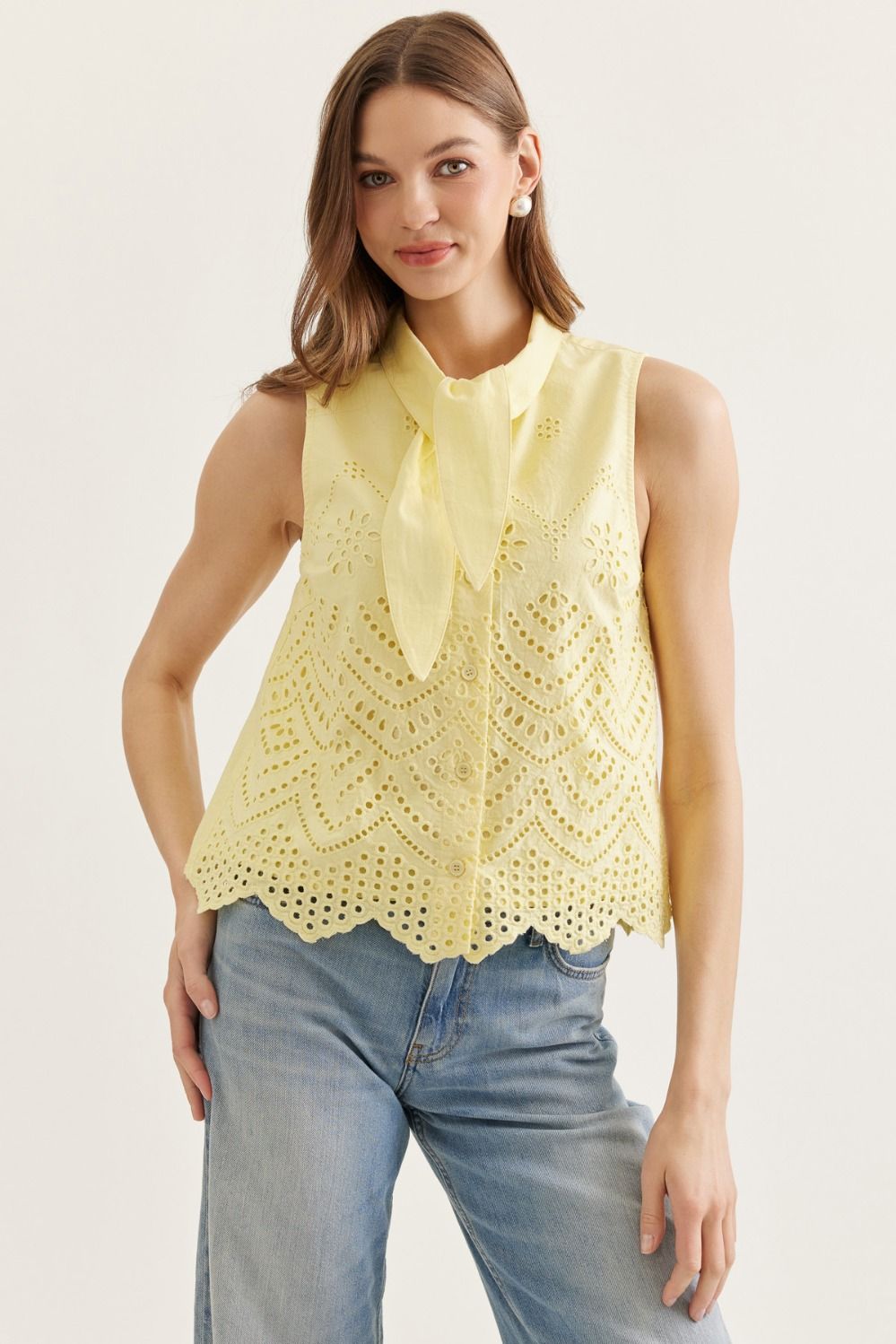 Buttercup Bow Top