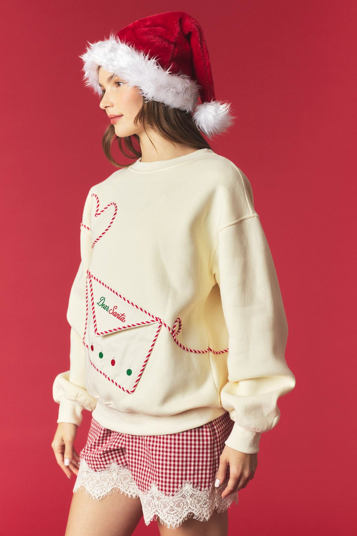 Santa Letter Envelope Sweatshirt